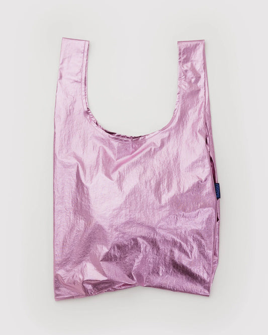 Baggu Standard Reusable Bag - Blush Metallic Pink