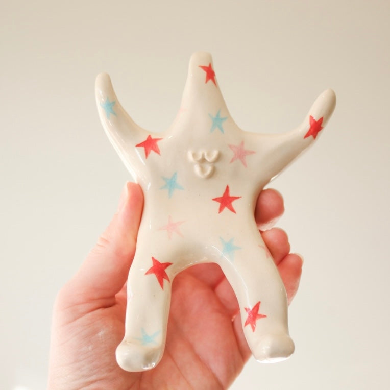 Star Dude - Ring Holders / Handmade Ceramic Jewellery Holder