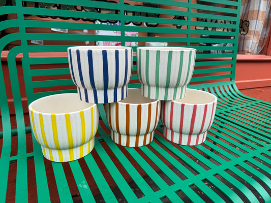 Stripe Pots