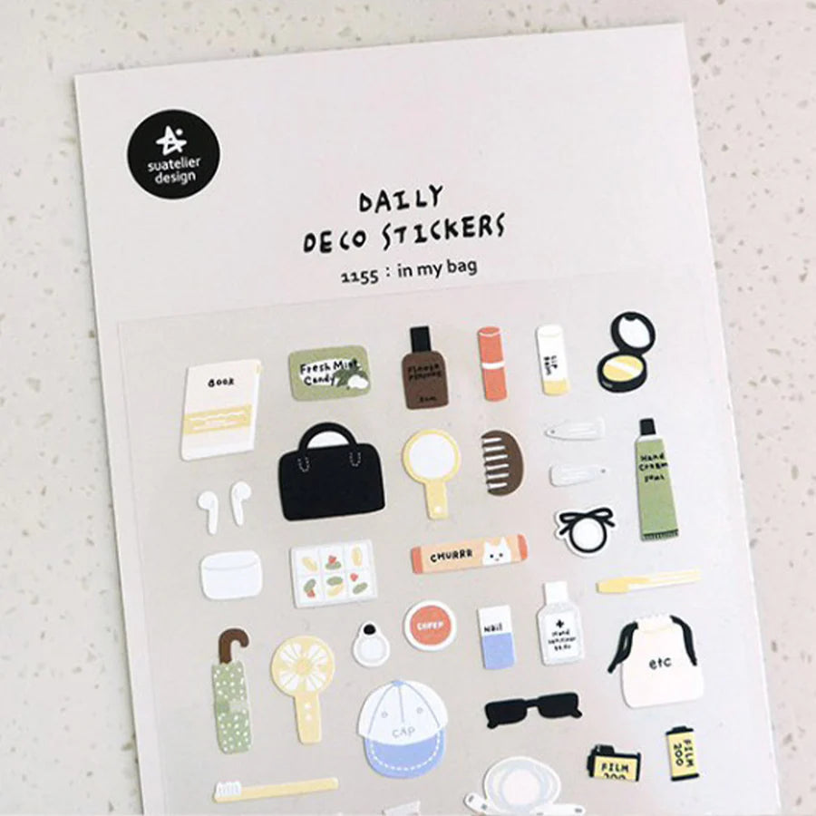 Suatelier Sticker Sheet - in my bag