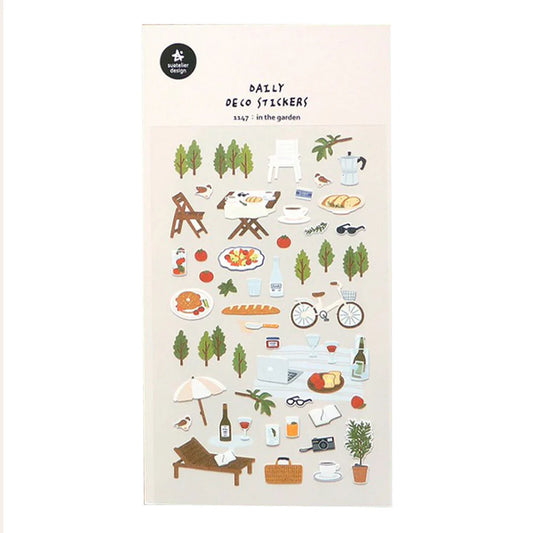 Suatelier Sticker Sheet - in the garden