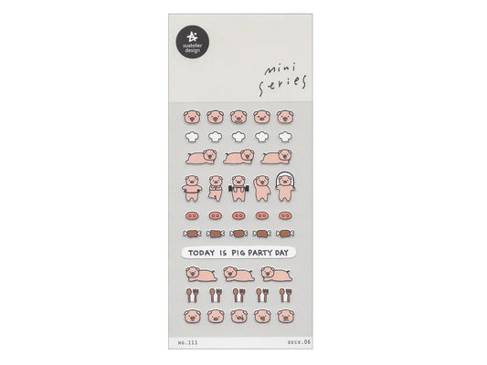 Suatelier Sticker Sheet - Mini Piggies !
