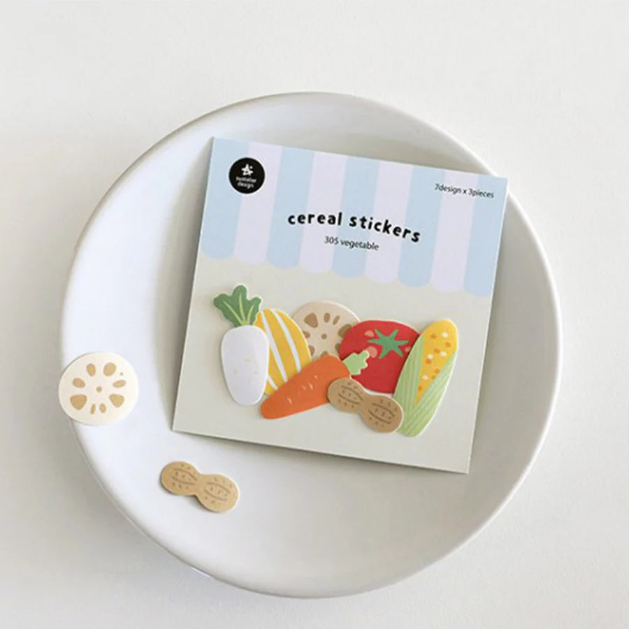 Suatelier Cereal Sticker Pack - vegetable