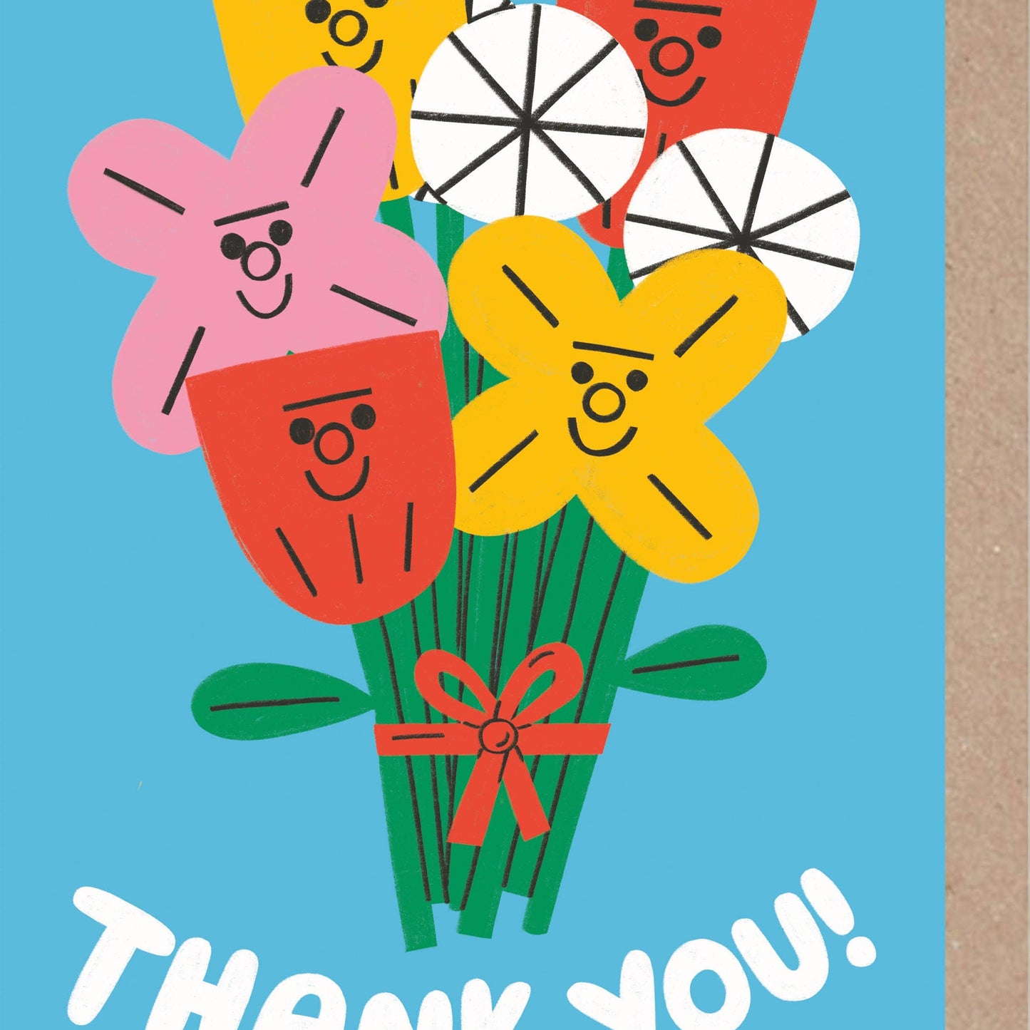 Thank You - Flowers - Floral - Cute - Fun - Happy - Colours