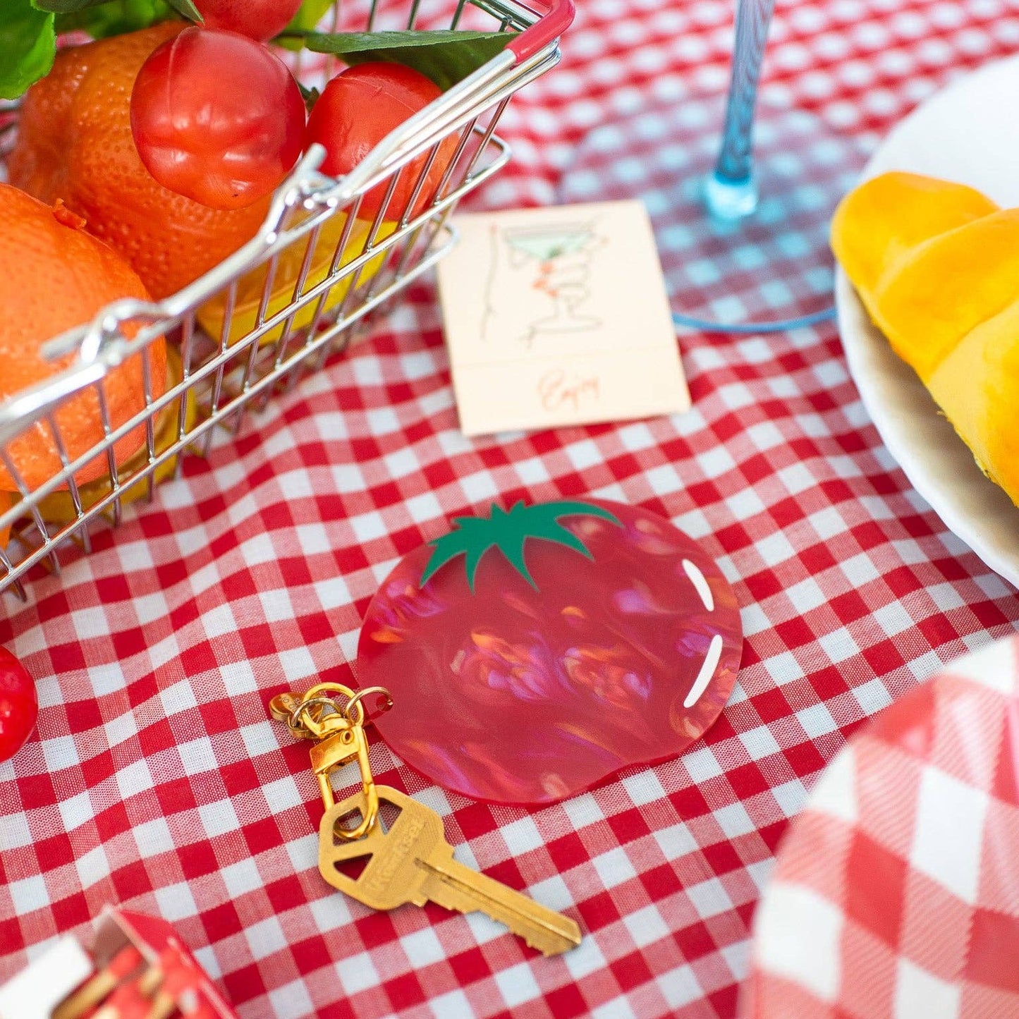 Tomato Keychain