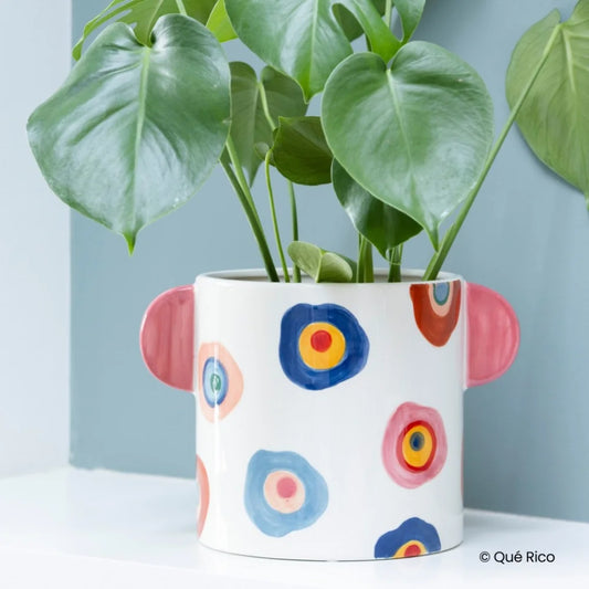 Valeria Plant Pot - Maximalist Plant Pot (with ears!)