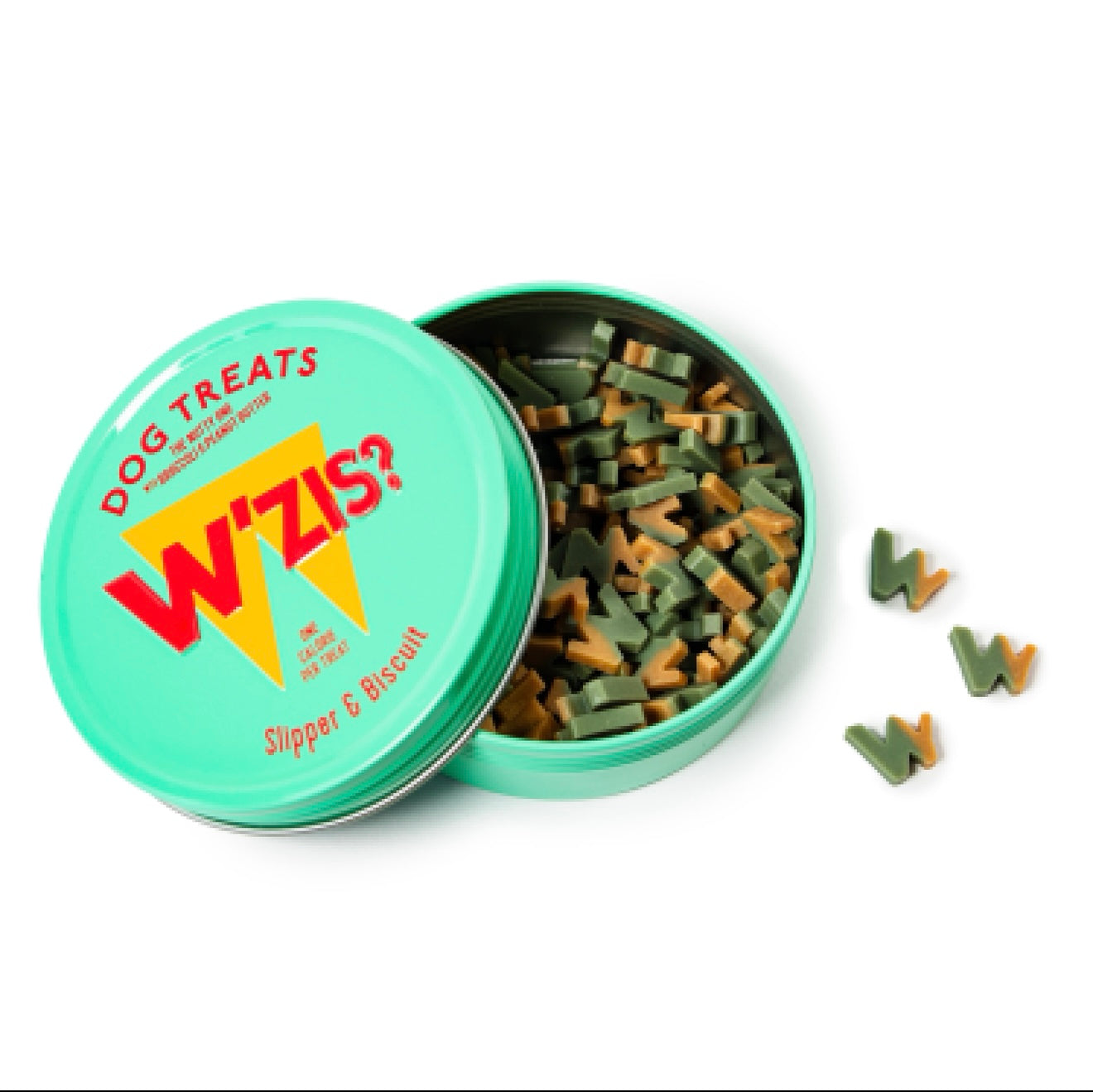 W’Zis? TIN: Green, Slipper & Biscuit