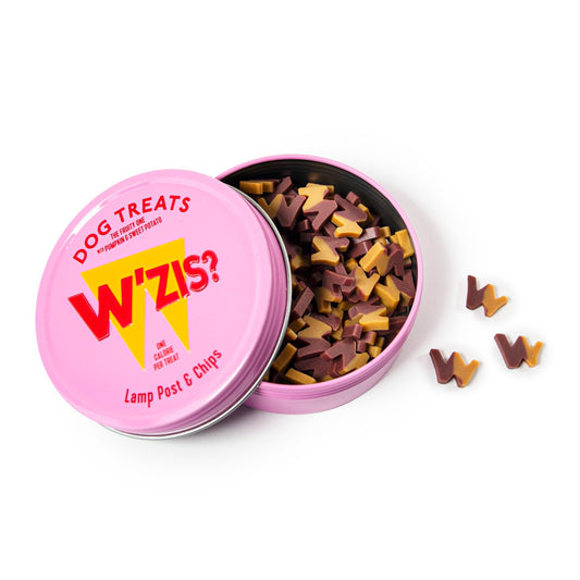 W’Zis? TIN: PINK, lamp post & Chips