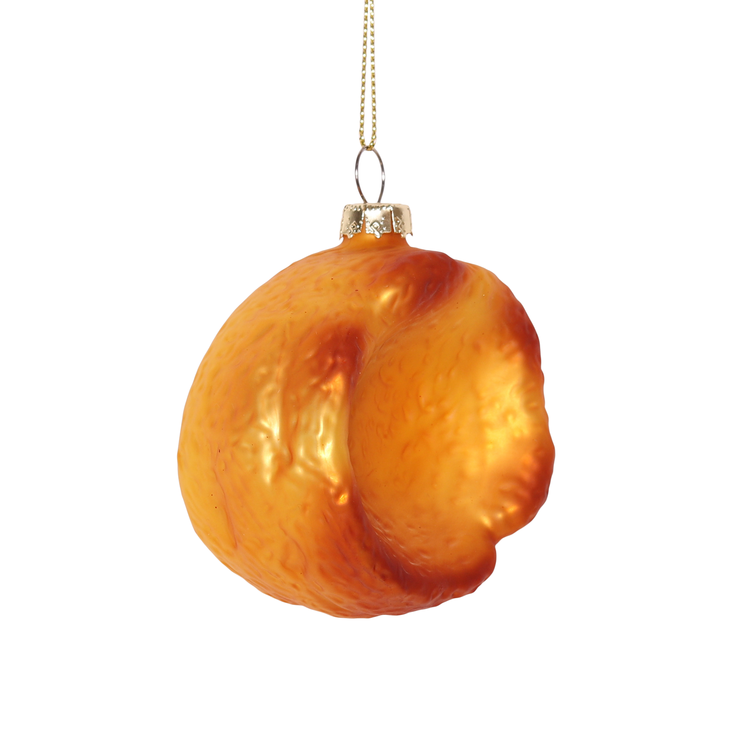 Yorkshire Pudding Glass Decoration, 6cm