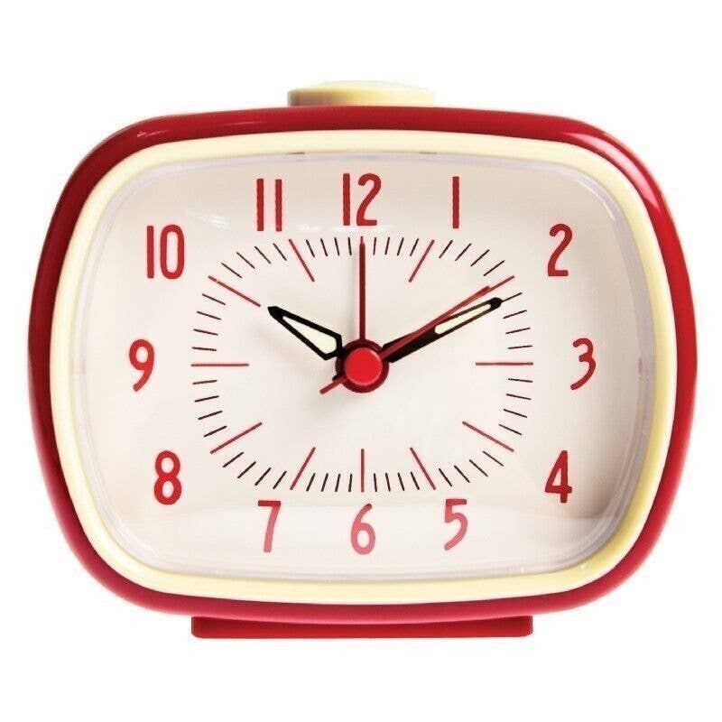 Retro Alarm Clock - Red