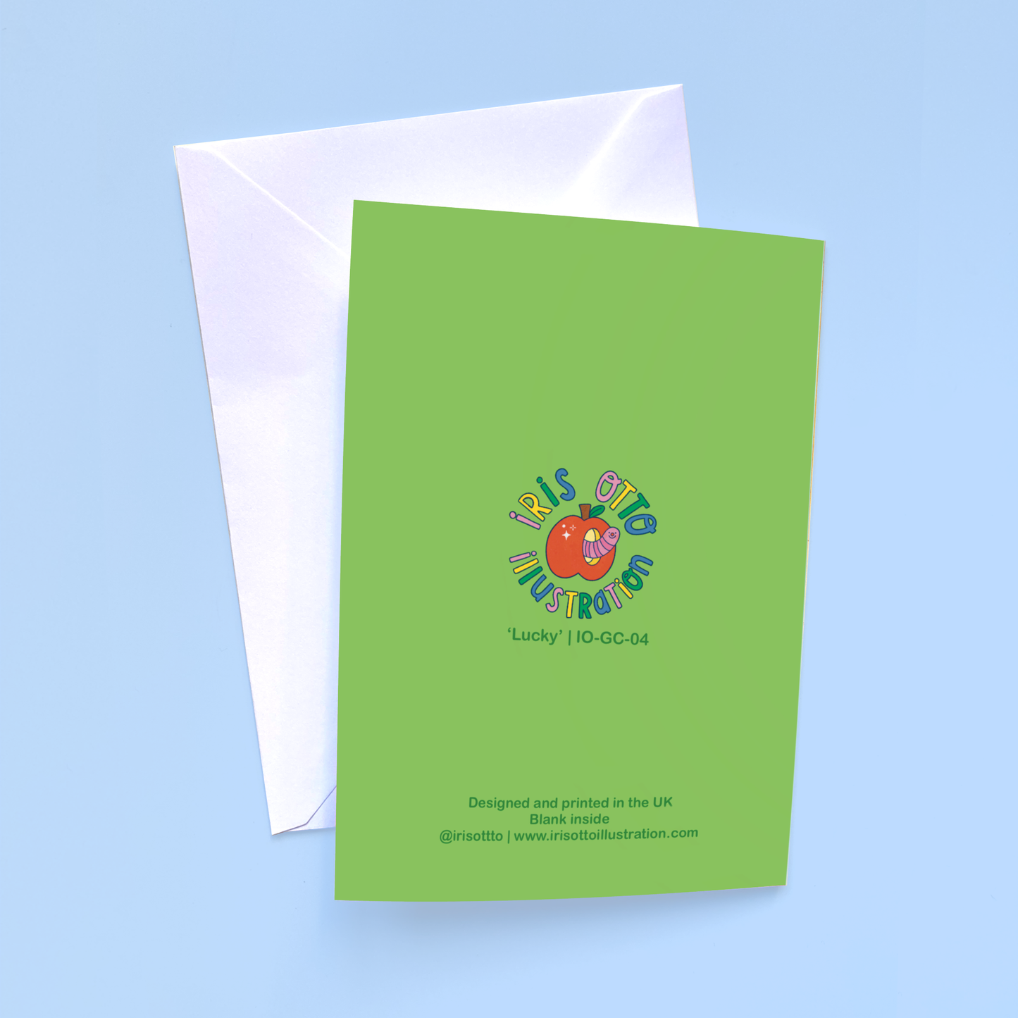 Lucky to have you greetings card 