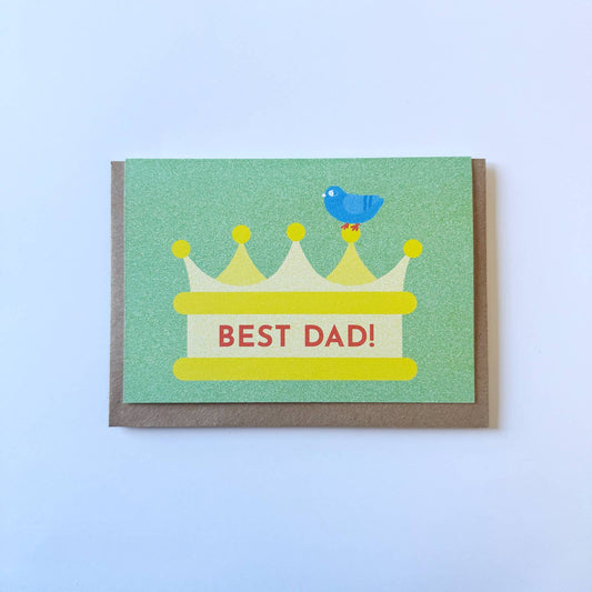 Best Dad Father's Day A6 Card