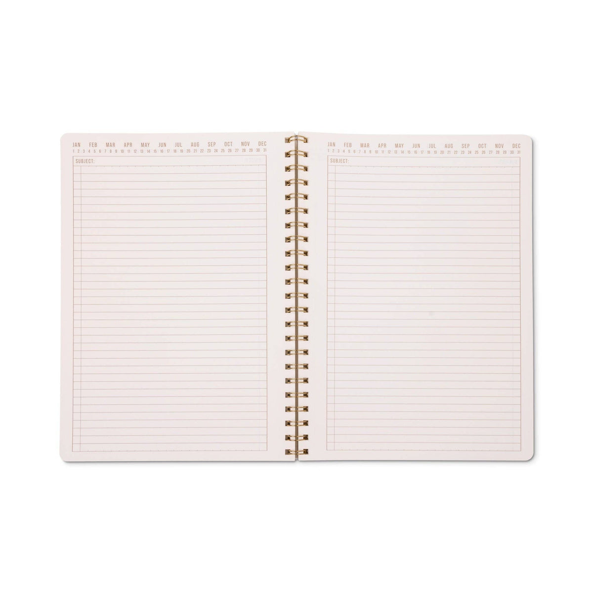 Tulip A4 Twin Wire Notebook - Green Vine