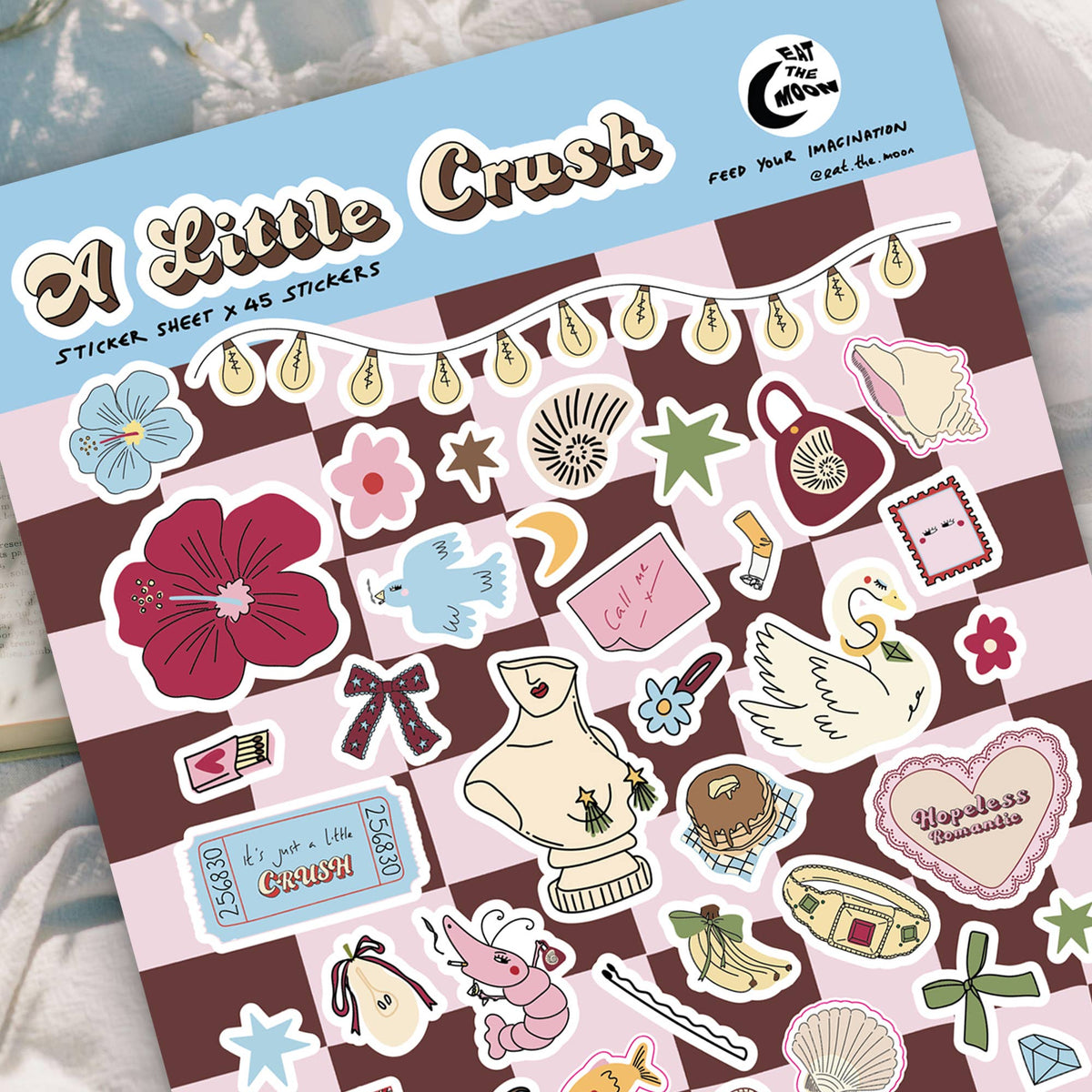 A5 Sticker Sheet - A Little Crush