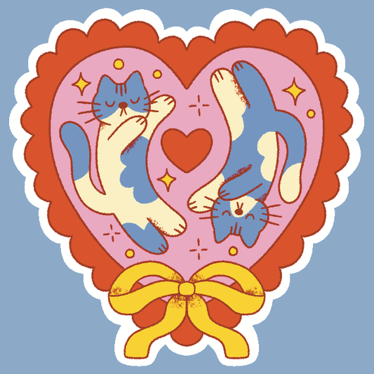 Kitty Love Sticker