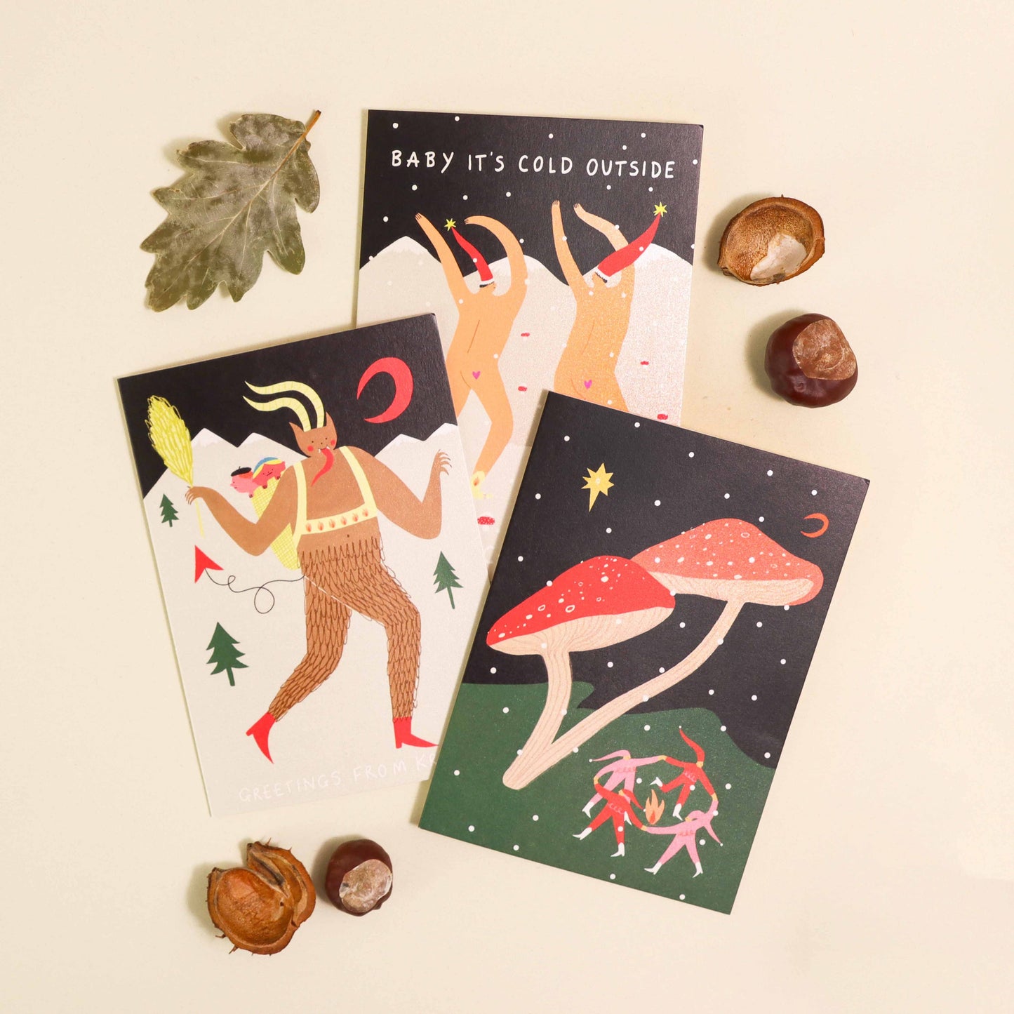 Baby It's Cold Outside Christmas Card | Cheeky Card | Funny