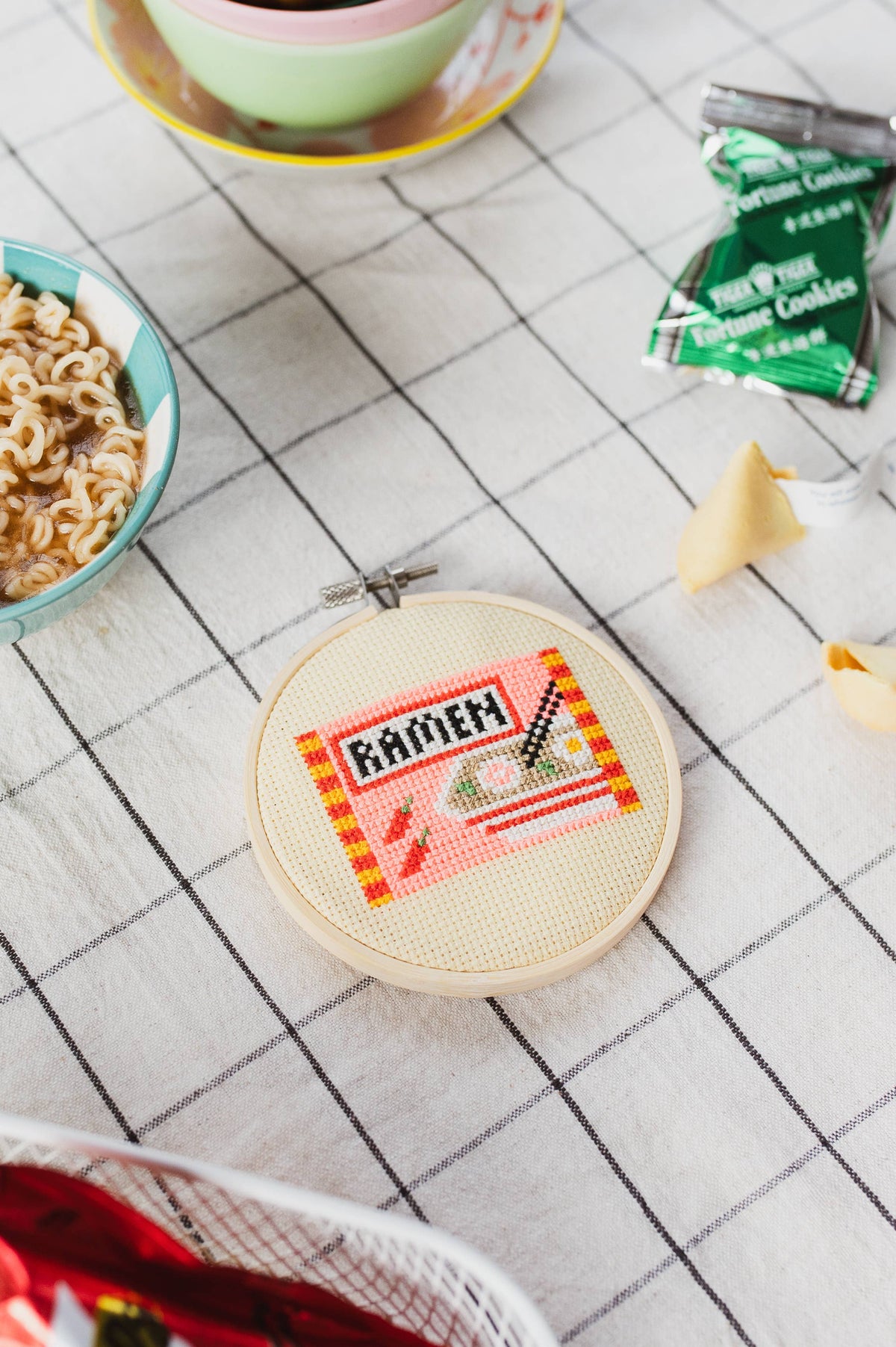 Ramen Beginner Cross Stitch Kit