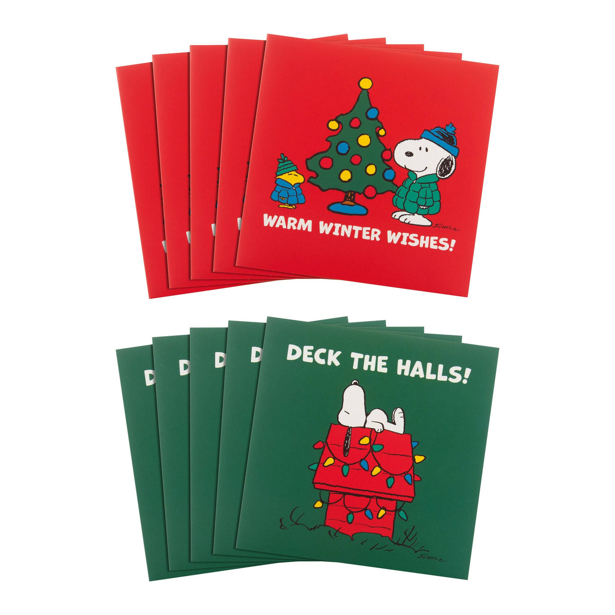 Peanuts™ SNOOPY Christmas - Pack of 10