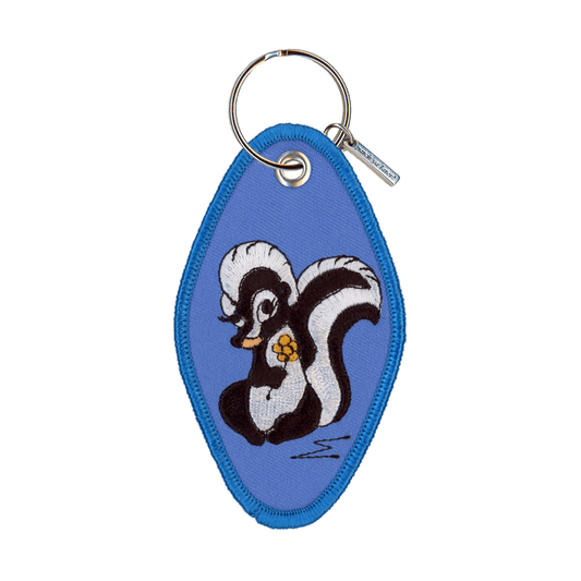 Love Stinks! Embroidered Keychain