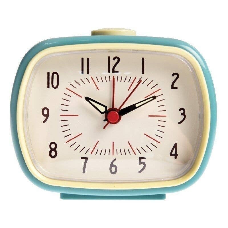 Retro Alarm Clock - Blue