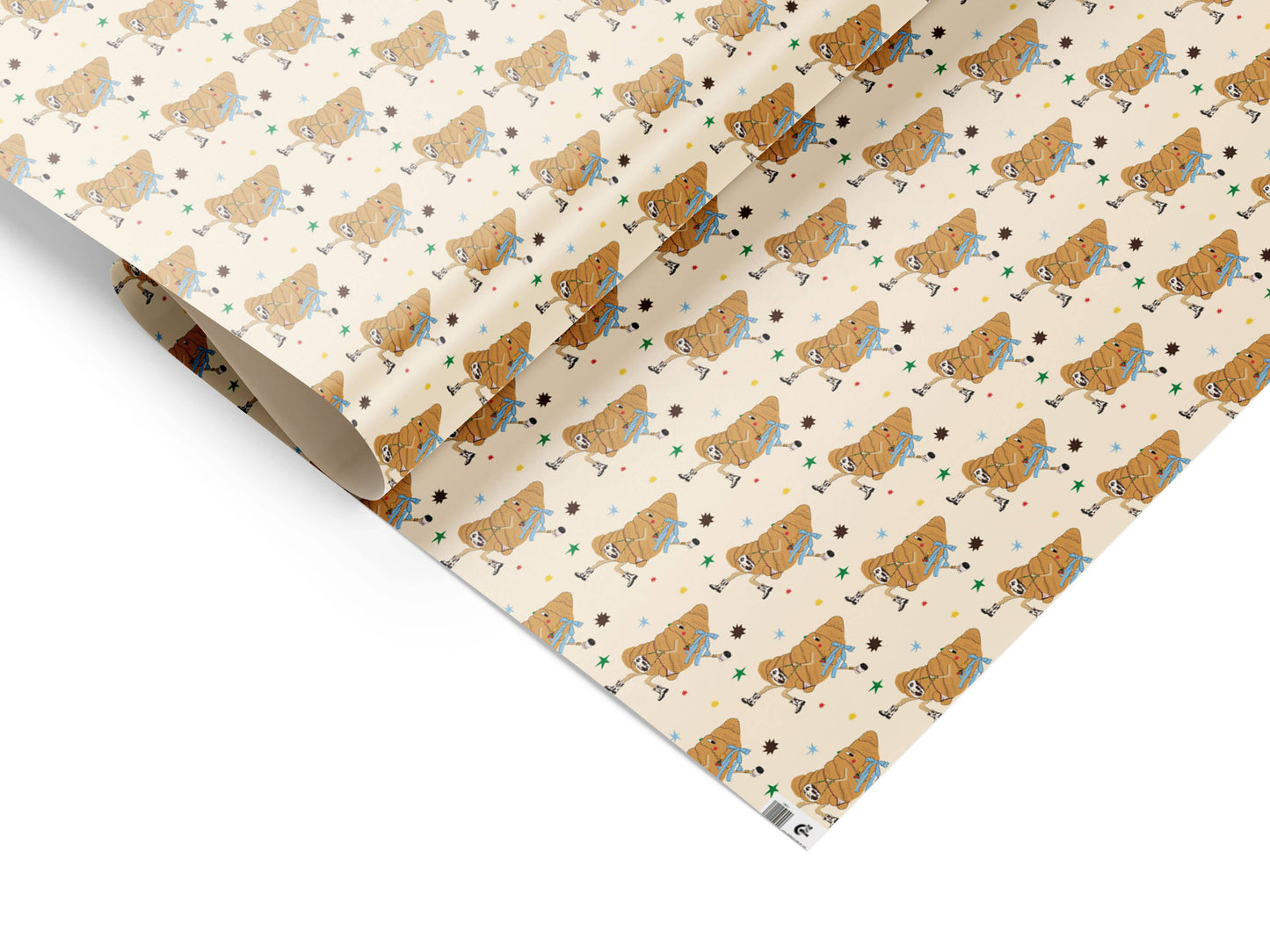 Gift wrap, wrapping paper sheet, the croissant wrap