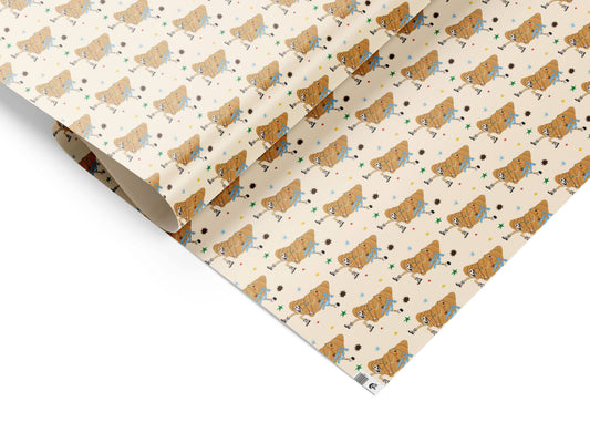 Gift wrap, wrapping paper sheet, the croissant wrap