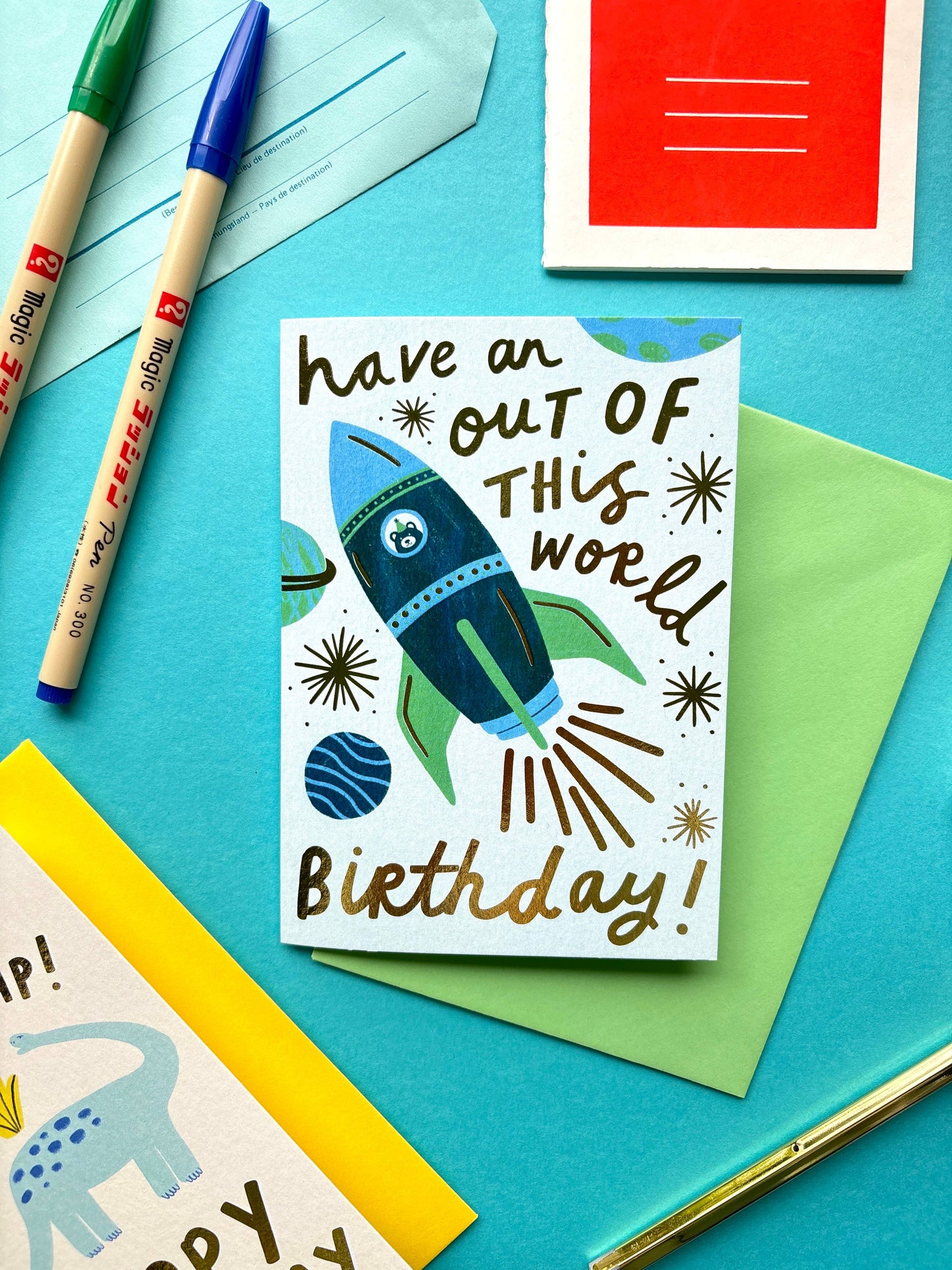 Have An Out Of This World Birthday Card | Outer Spaceship