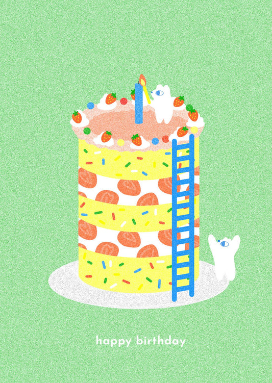 Birthday Candle A6 Birthday Card