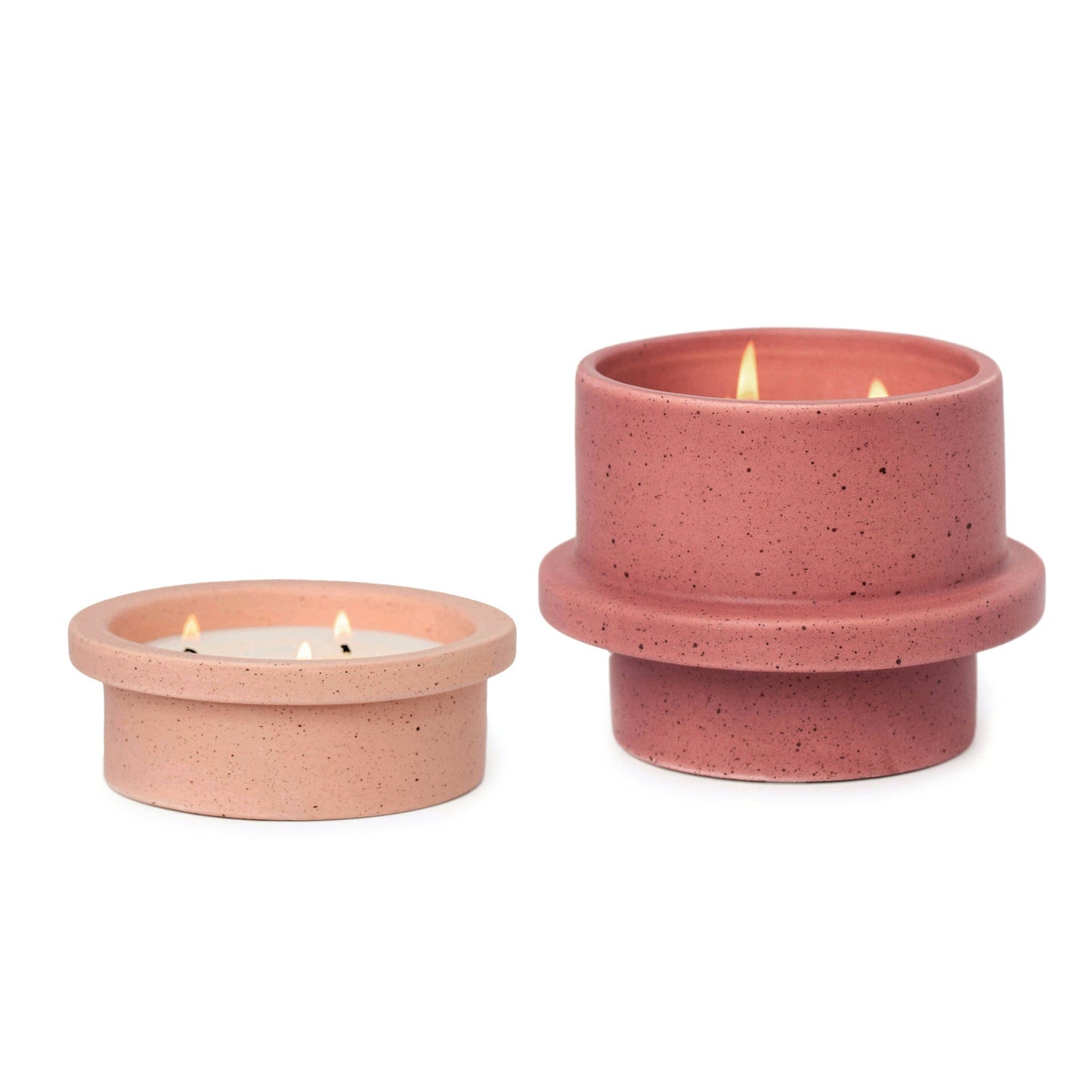 Paddywax Folia Ceramic Candle - Red - Saffron Rose
