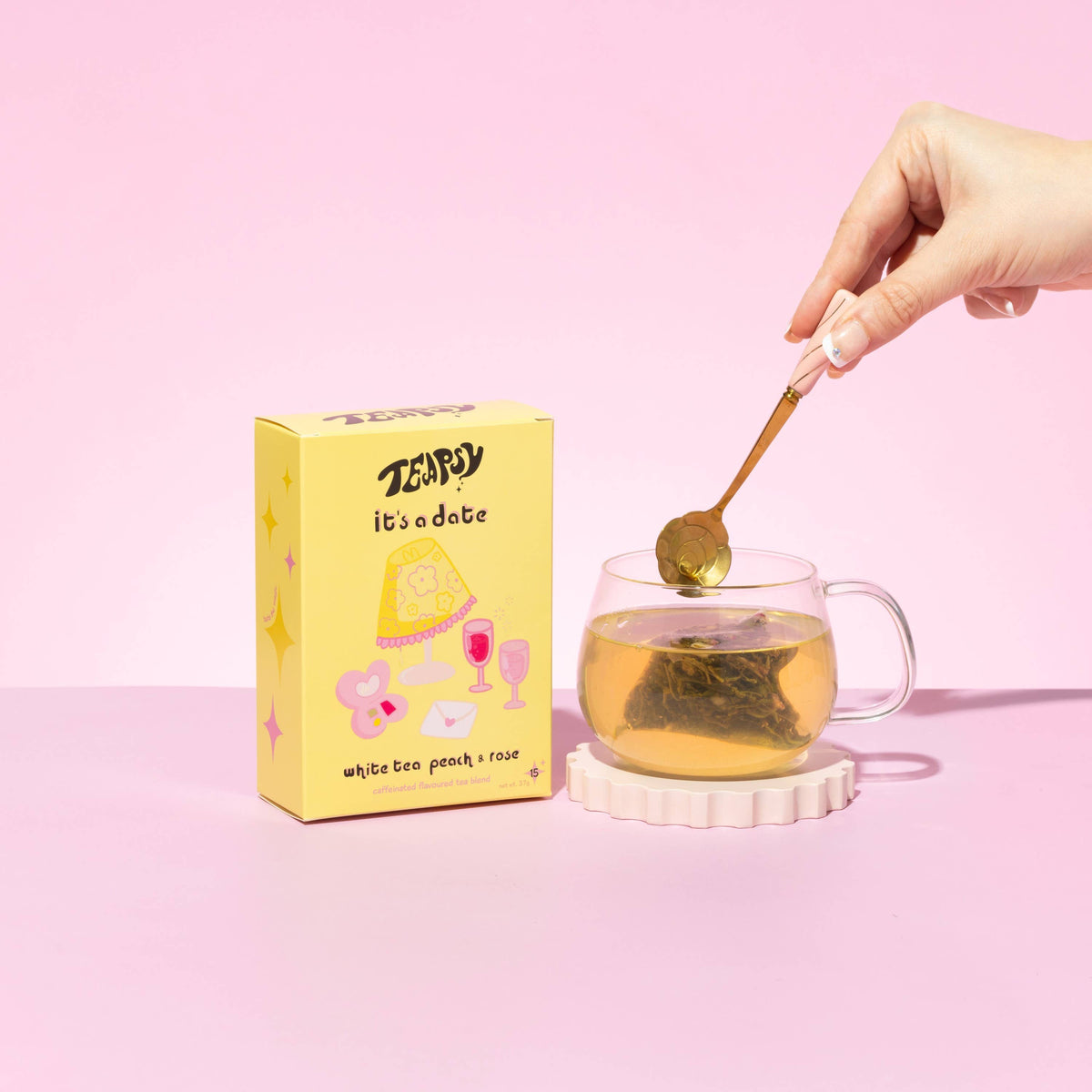 White Tea Peach & Rose Tea - It's A Date