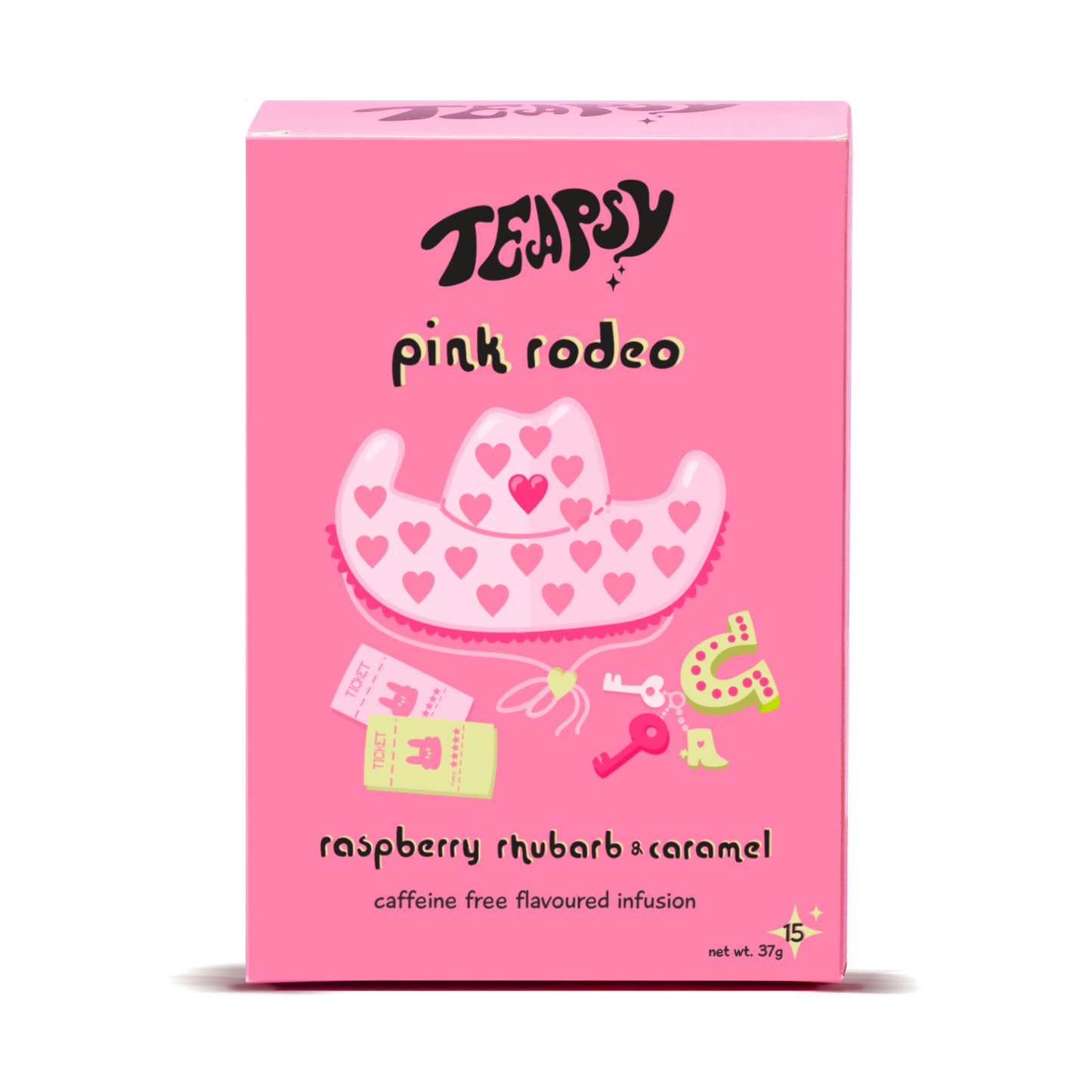 Caramel Rhubarb & Raspberry Tea - Pink Rodeo