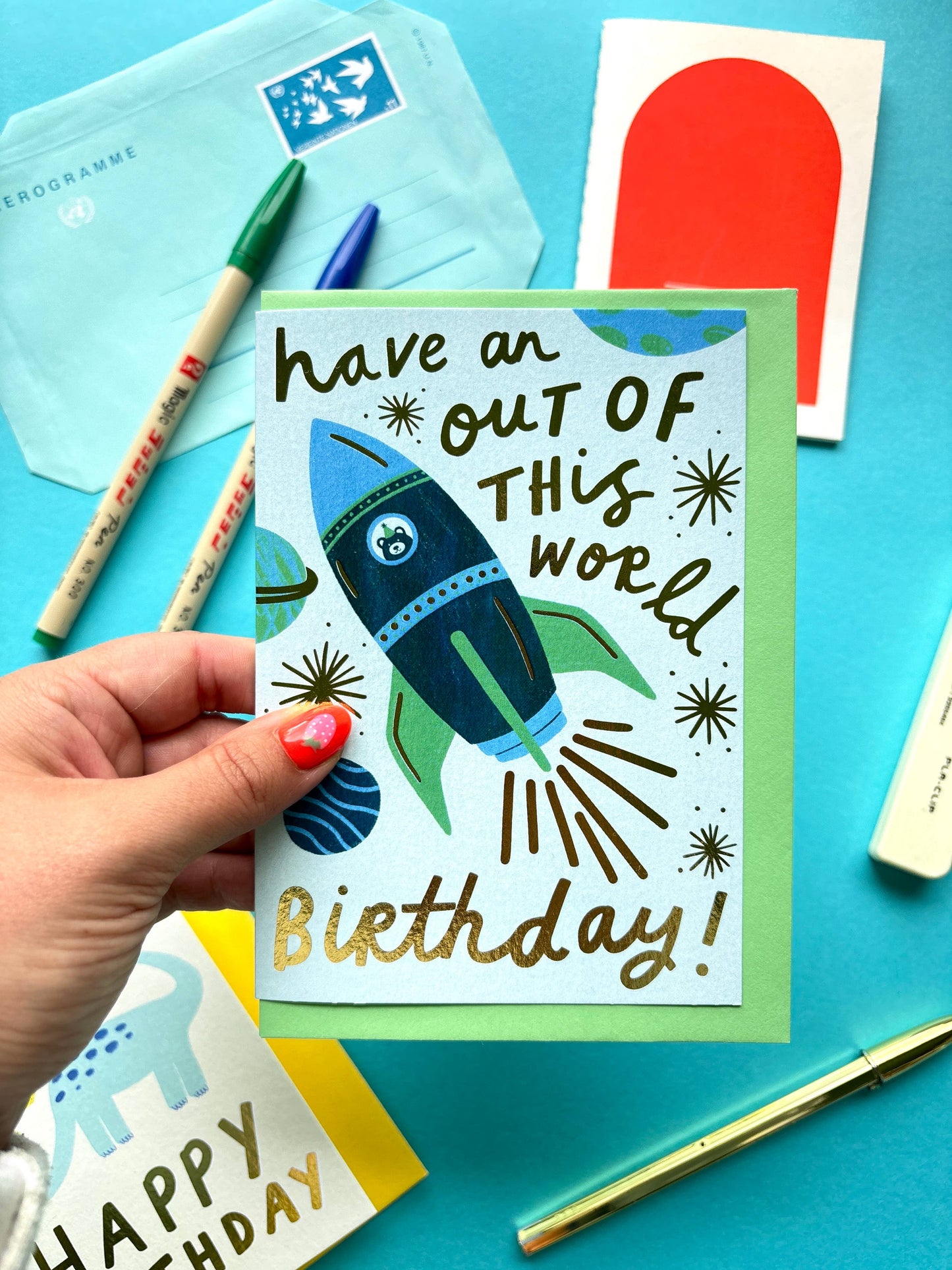 Have An Out Of This World Birthday Card | Outer Spaceship