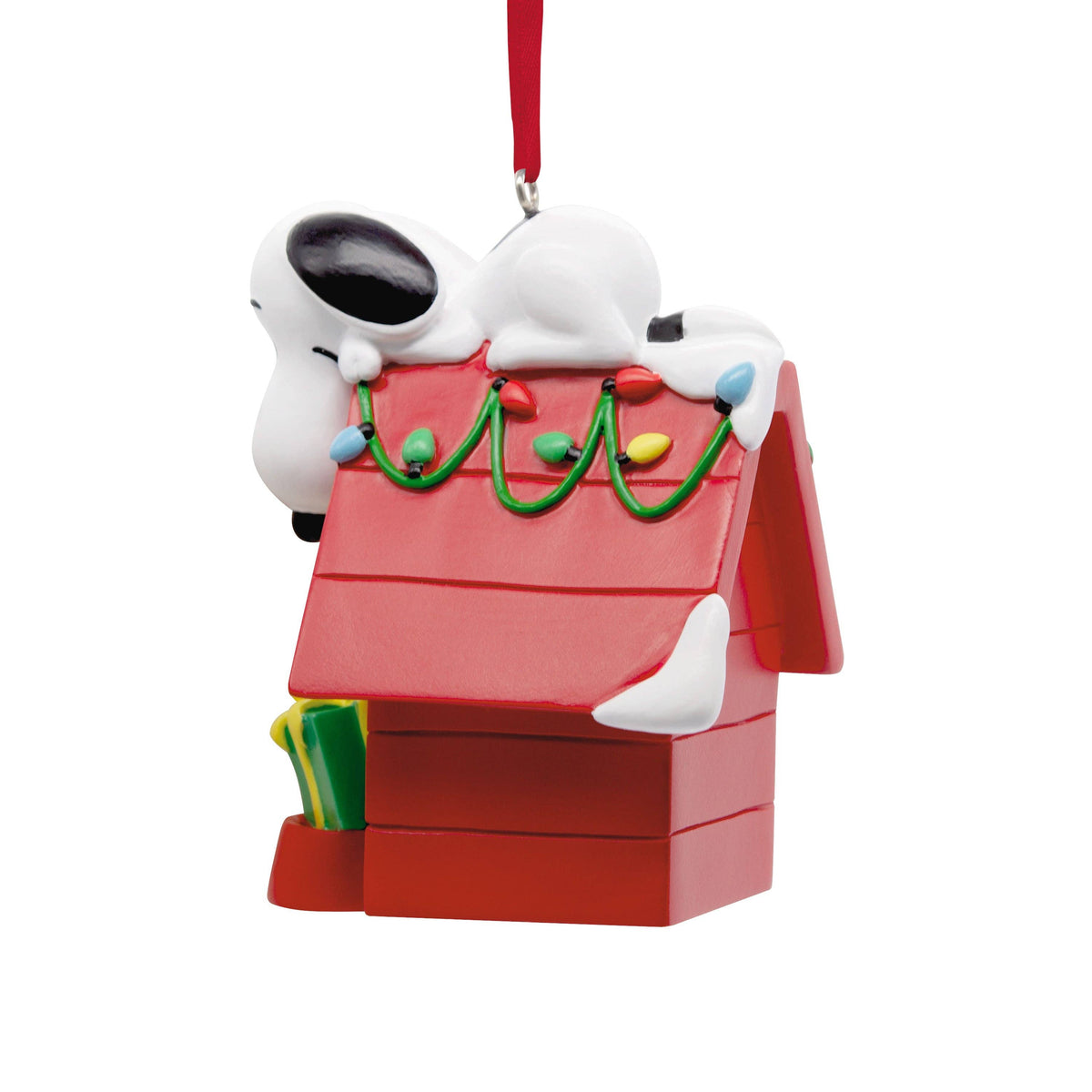 Collectable PEANUTS™ Christmas - SNOOPY on Doghouse Ornament: Peanuts