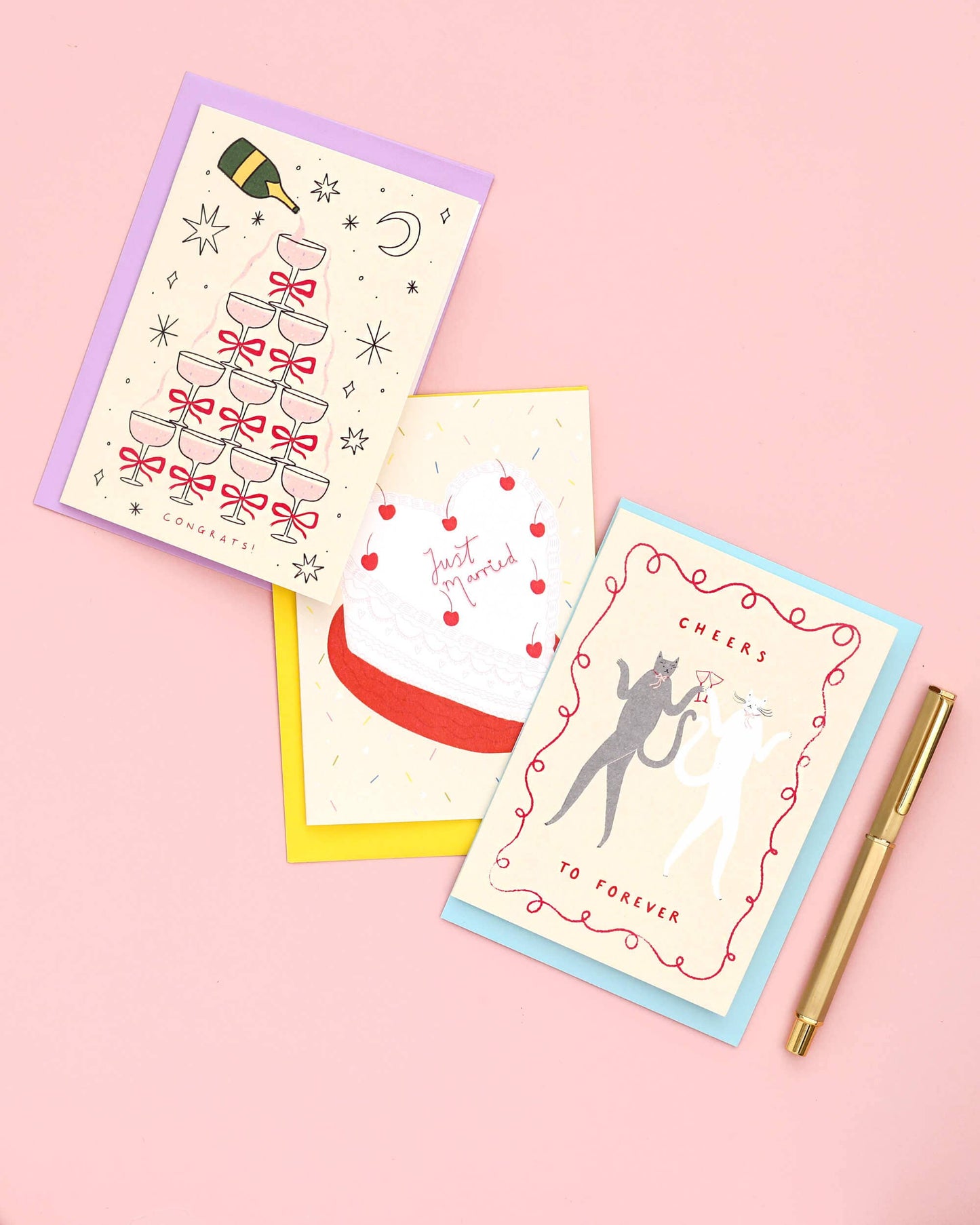 Champagne Congratulations Card | Engagement | Celebration