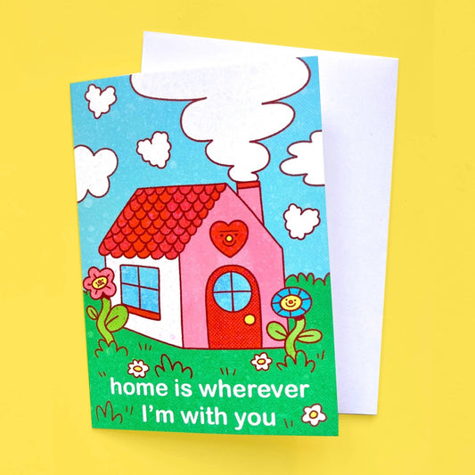You are home greetings card 
