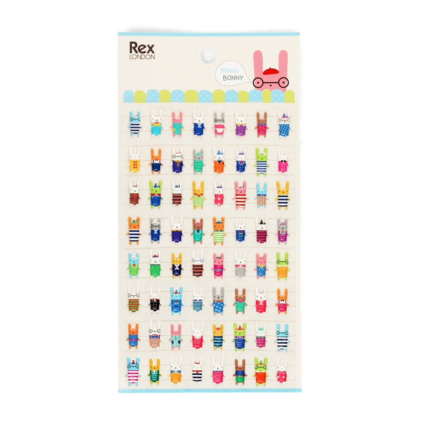 3D Puffy Stickers - Bonny Bunny