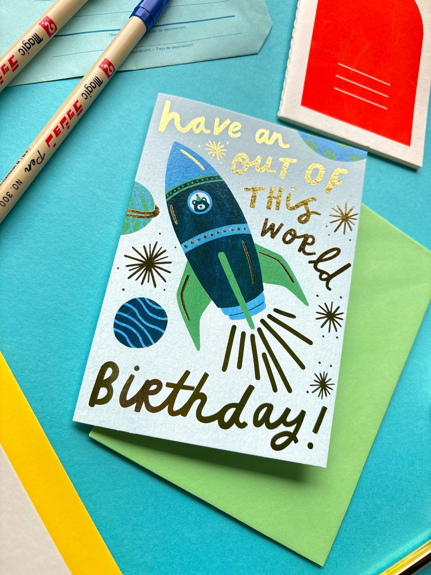 Have An Out Of This World Birthday Card | Outer Spaceship