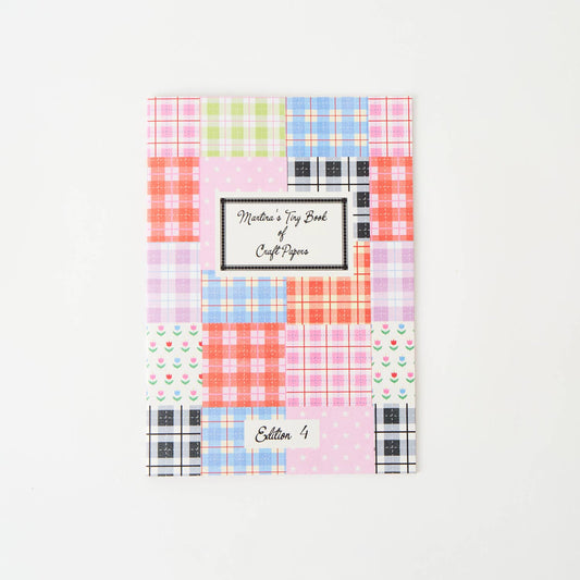 Martina’s Tiny Store Book of Scrapbooking Papers (Edition 4: Plaid & Stars!)