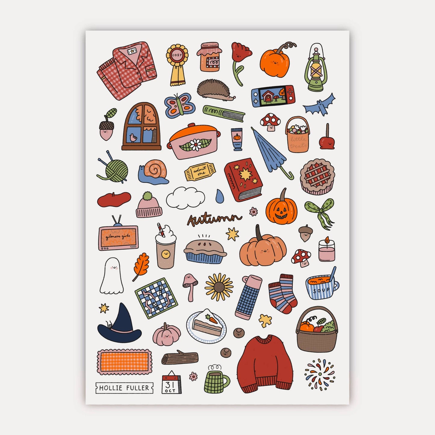 Autumn Sticker Sheet