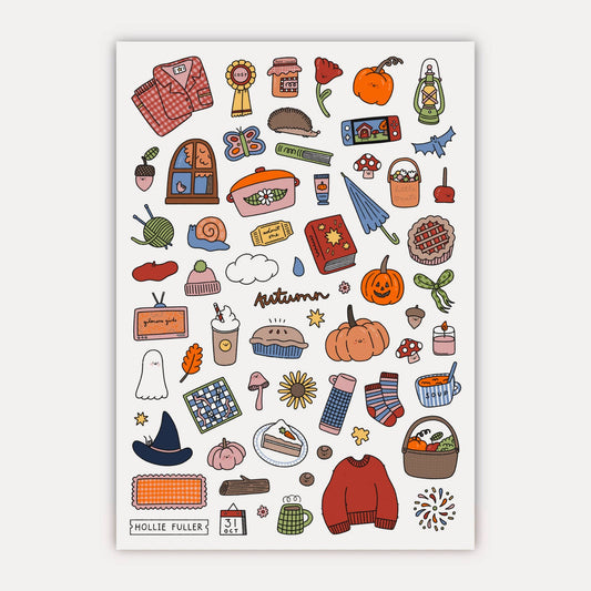 Autumn Sticker Sheet