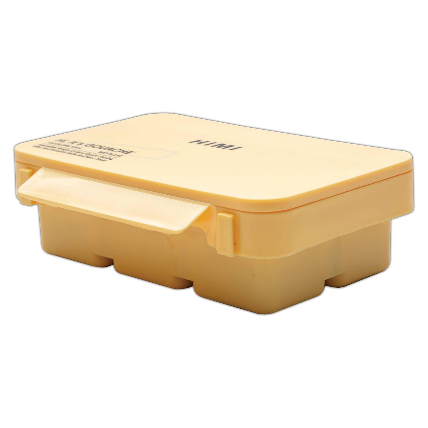 HIMI Twin Cup Gouache Set, 12 Colours, Yellow Case Metallic