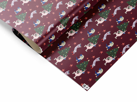 Gift wrap - Rocking Around Cats
