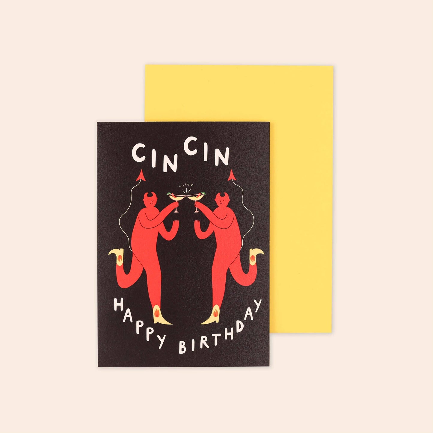 Cin Cin Cocktail Birthday Card | Margarita Card | Devils
