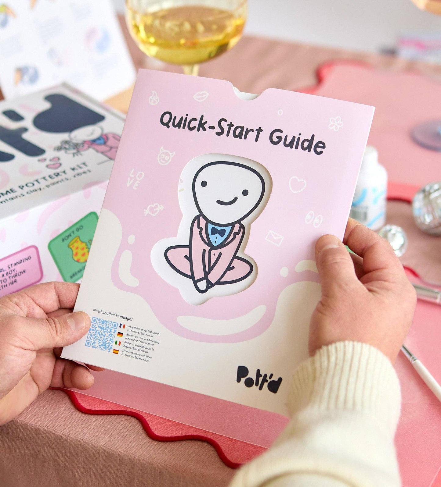 Date Night Home Pottery Kit