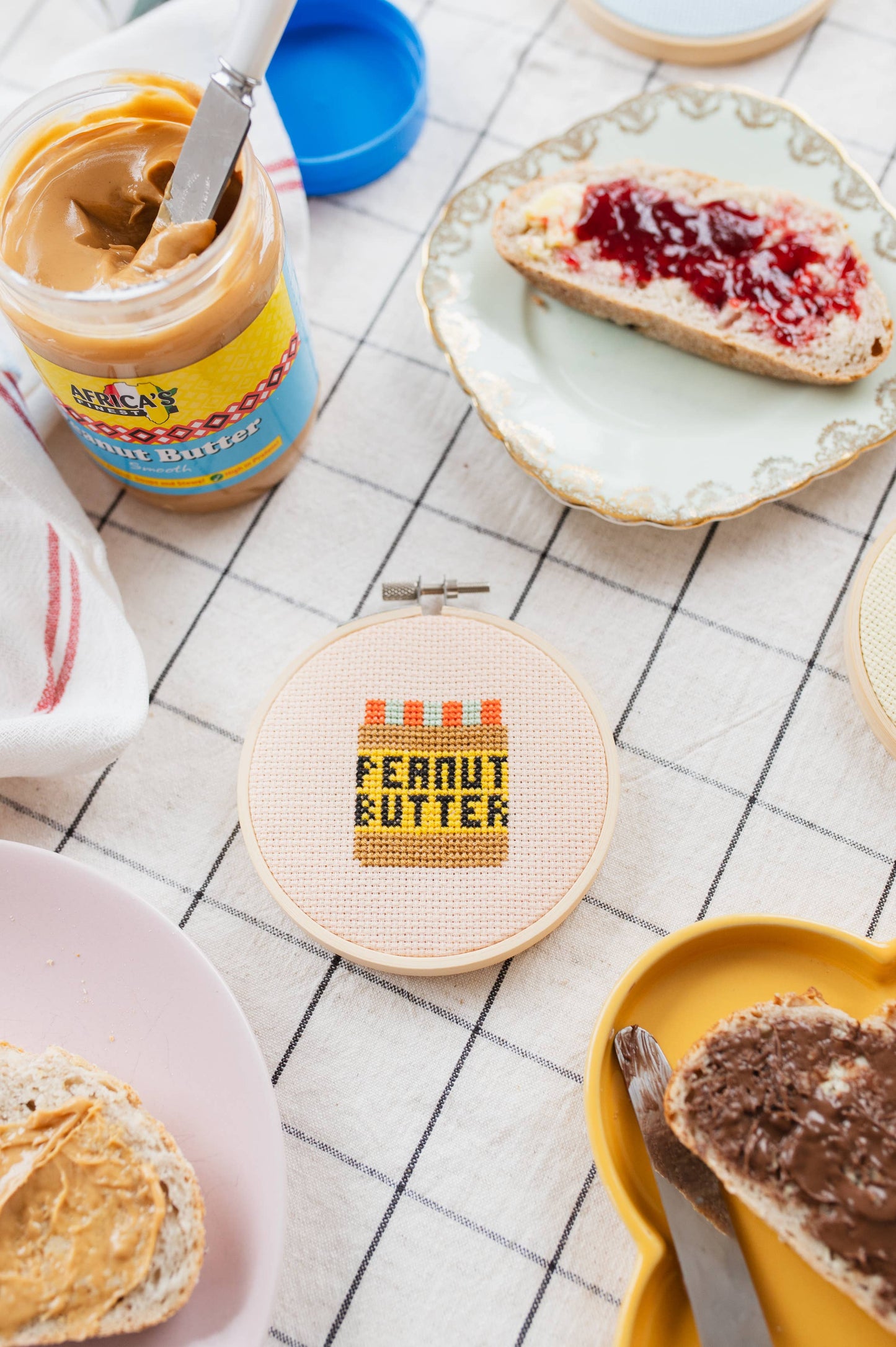 Peanut Butter Cross Stitch Kit