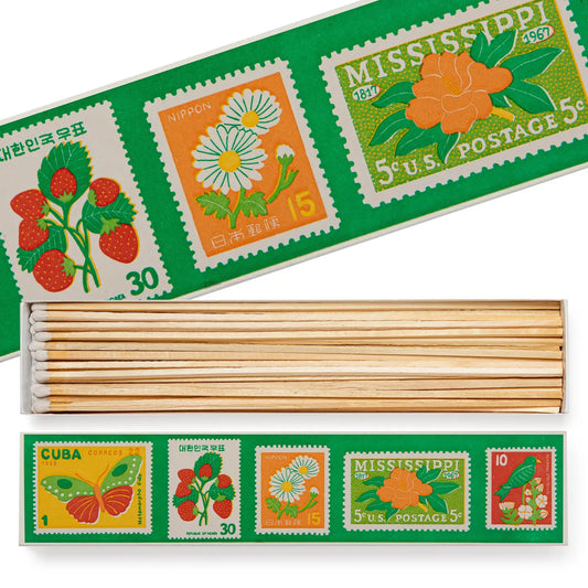 Fruit Post Stamps - Luxury Extra Long Matches -