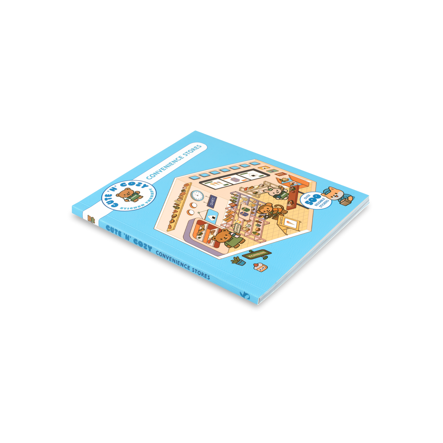 Cute 'n' Cozy Sticker Therapy: Convenience Stores (Cute 'n' Cozy Sticker Therapy Series)