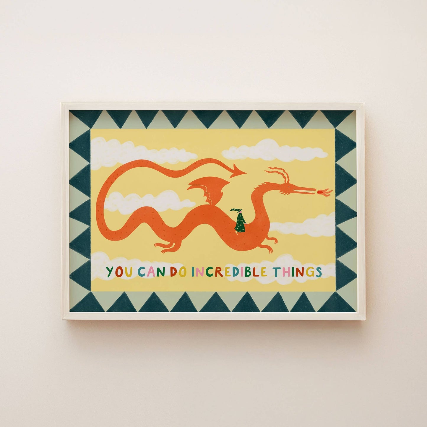 Incredible Things Dragon Art Print | Fantasy Children's Art: A5