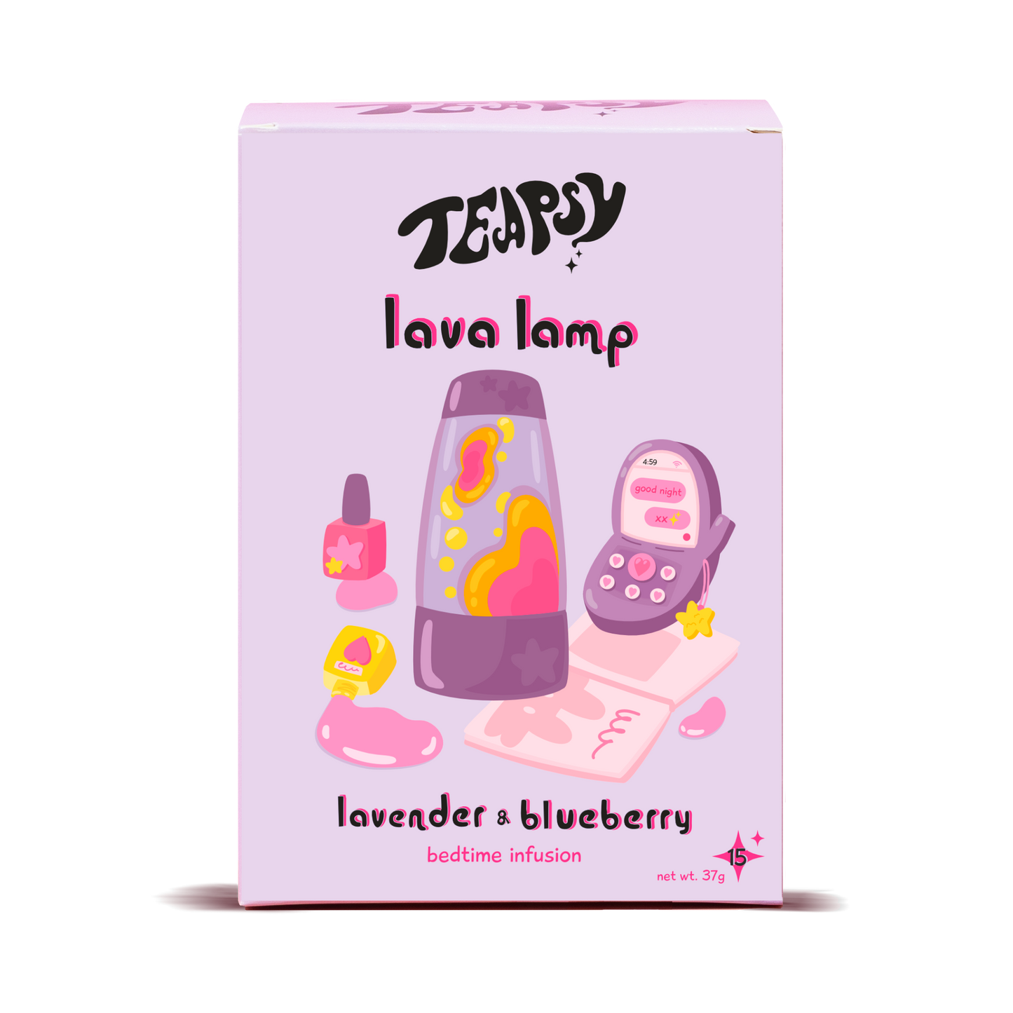 Lavender & Blueberries Tea - Lava Lamp