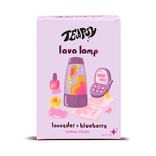 Lavender & Blueberries Tea - Lava Lamp